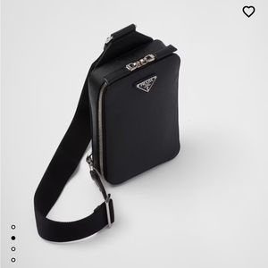 Prada Brique Saffiano shoulder bag